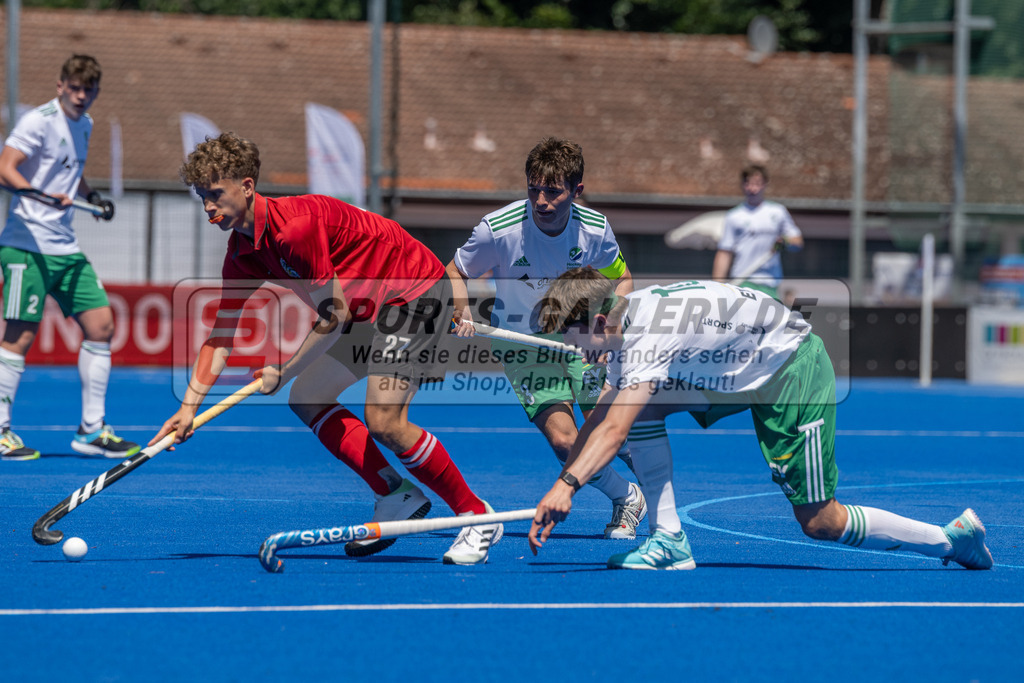 SFE_20230708_0010 | EuroHockey EM U18 Boys Austria vs Ireland am 08.07.2023 in Krefeld (Gerd-Wellen-Hockeyanlage), Photo: Stephan Fehrmann 2023 (Sports-Gallery)