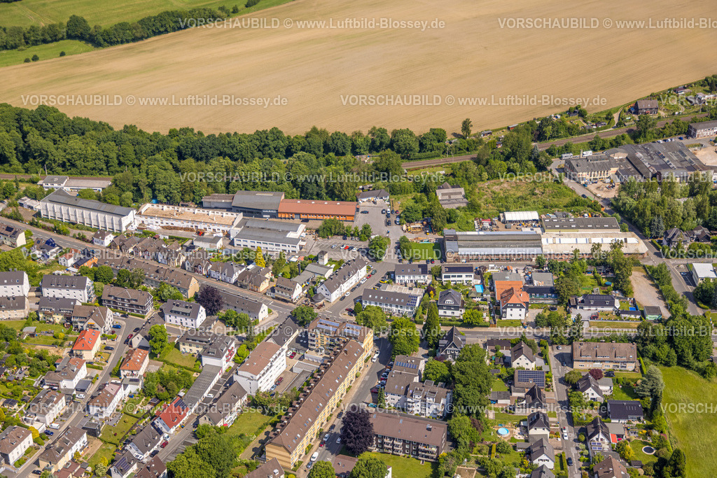 Velbert250600863Neviges | Luftbild, Gewerbegebiet an der Gewerbestraße Ecke Siebeneicker Straße, Neviges, Velbert, Ruhrgebiet, Nordrhein-Westfalen, Deutschland