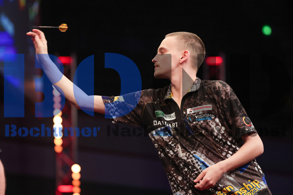  28.10.2023 - 
 | Sebastian Sendlak / Bochumer Nachrichtendienst (BOND) - PDC European Darts Championship: Achtelfinale - Realisiert mit Pictrs.com