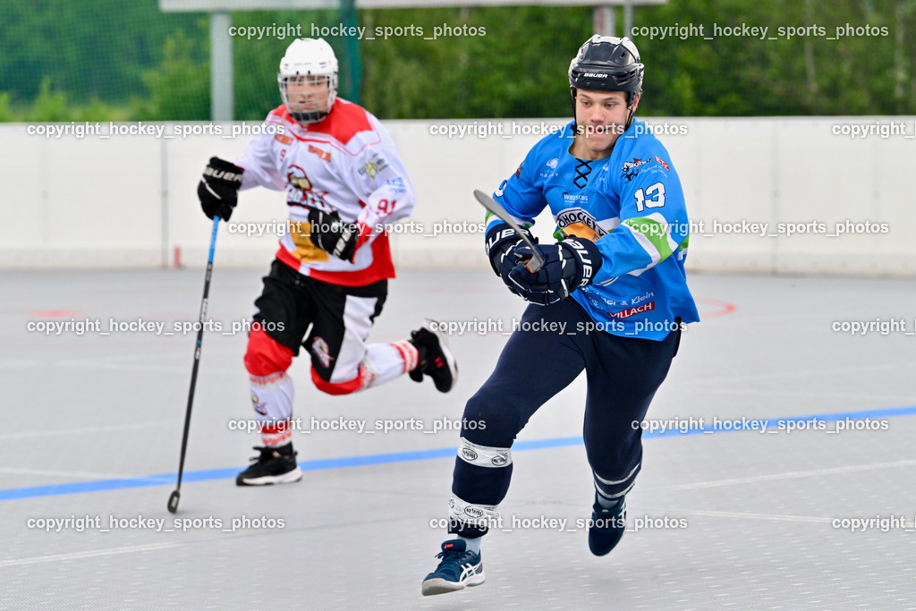 SV ASKÖ Ballhockey Villach vs. Ultras Spittal | #13 Scharf Nikolas SV ASKÖ Ballhockey, SV ASKÖ Ballhockey Villach vs. Ultras Spittal, SV ASKÖ Ballhockey Villach vs. Ultras Spittal am 10.05.2026 in Villach (Alpen Arena ), Austria, (Photo by Bernd Stefan)