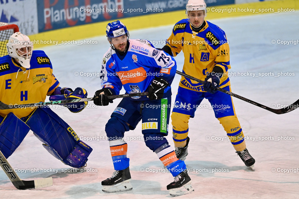 ESC SPARKASSE STEINDORF vs. 1. EHC ALTHOFEN | #31 Horn Fabian EHC Althofen, #79 Petrik Benjamin ESC Steindorf, #89 Herrnegger Lucas EHC Althofen, ESC SPARKASSE STEINDORF vs. 1. EHC ALTHOFEN, ESC SPARKASSE STEINDORF vs. 1. EHC ALTHOFEN am 30.11.2025 in Steindorf (Ossiachersee Halle), Austria, (Photo by Bernd Stefan)