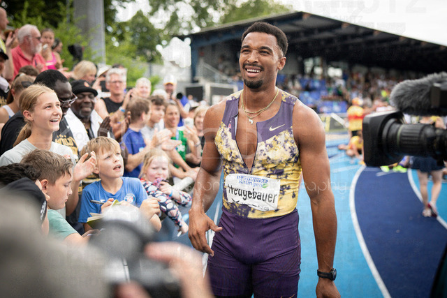 Multisport Event; Ratingen, 28.06.2026 | RATINGEN, GERMANY - JUNE 28, 2026 : Leo Neugebauer (GER / Germany), overall winner of the decathlon (8573 pts.) during the Multisport Event at Stadion Ratingen on June 28, 2026 in Ratingen, Germany.