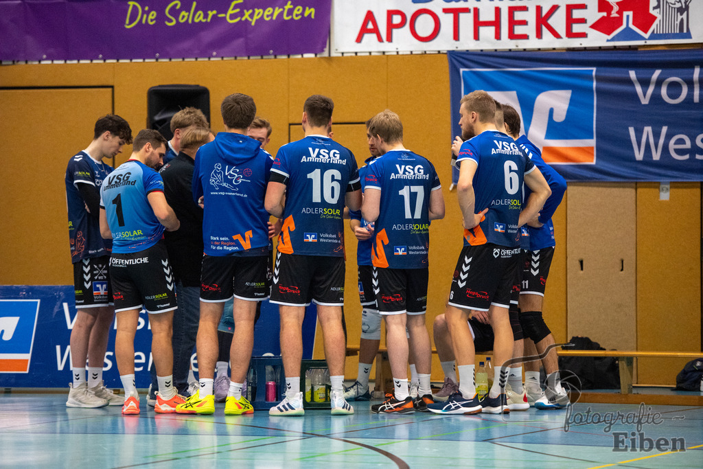 VSG Ammerland-Oldenburger TB | Regionalliga; VSG Ammerland (blau)-Oldenburger TB (weiß) am 18.01.2025 in Bad Zwischenahn (Sporthalle Schilldestraße ), Photo: Philip Eiben 2025 - Realisiert mit Pictrs.com