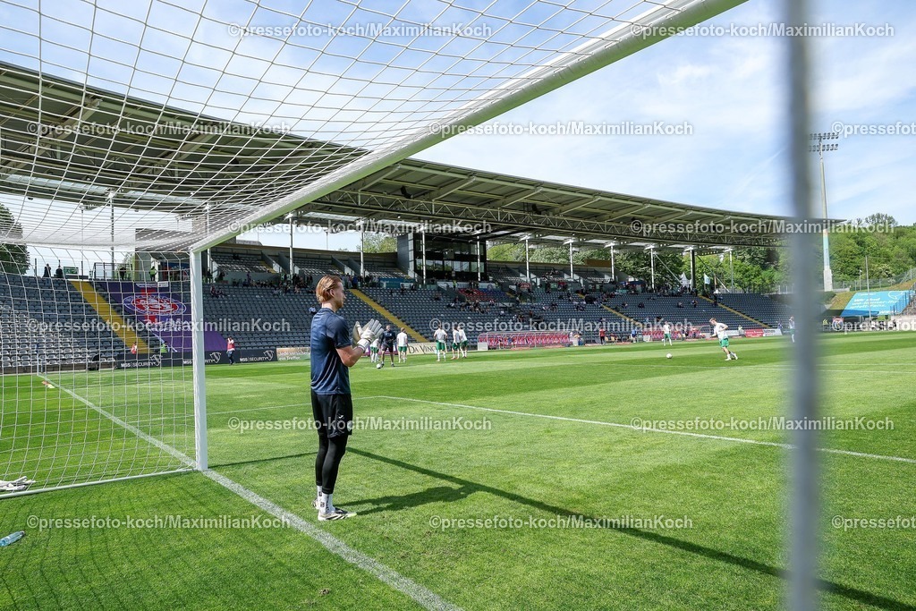 WSV02052601002 | 02.05.2026, Fußball, RL West, Wuppertaler SV - FC Gütersloh, Regionalliga Herren, 32. Spieltag, Stadion am Zoo in Wuppertal, Saison 2025 2026: Innenansicht Stadion  DFB regulations prohibit any use of photographs as image sequences and or quasi-video.