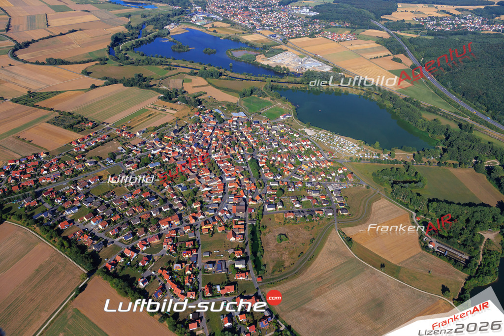Die Luftaufnahme Ebing -  wurde vom UL-Flugzeug (keine Drohne) aus fotografiert.Hohe Druck- Auflösung-die Geschenkidee!