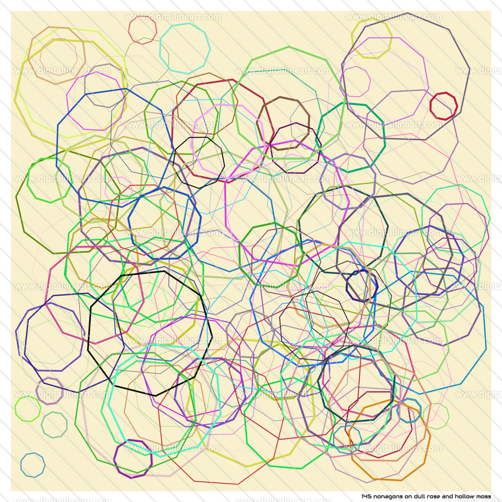 145-nonagons-dull-rose-and-hollow-moss | digitallineart - Realisiert mit Pictrs.com