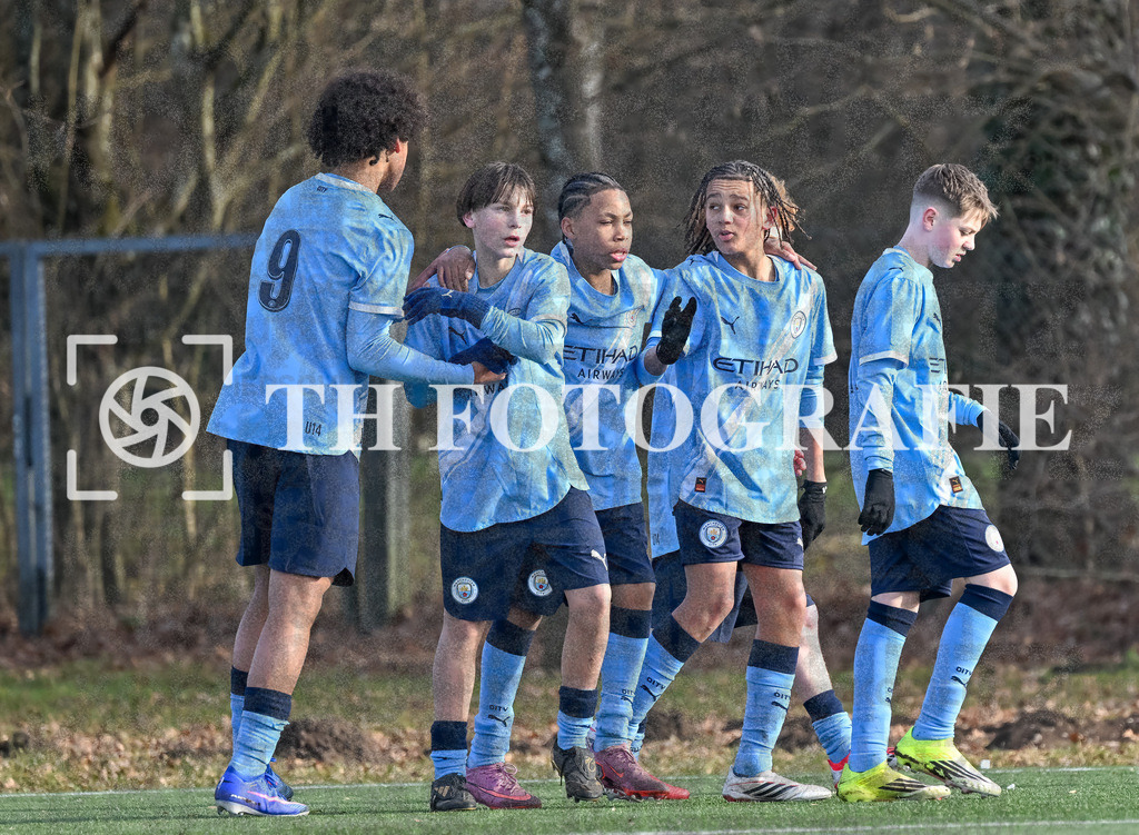 GER, Manchester City - FC Basel, Fussball, PS-Immo-Cup 2026,U14 Feldturnier, 17.01.2026 | City, Basel