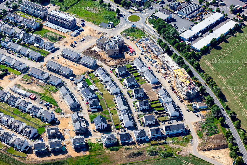 Luftbild Bergheim-3386 | Luftbildfotografie und Luftbild Bergheim Baustellen zum Neubau eines Stadtquartiers in Bergheim im Bundesland Nordrhein-Westfalen, Deutschland - Realisiert mit Pictrs.com