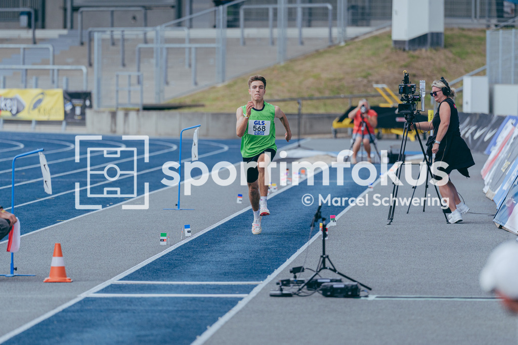 DM U23 U18 Bochum 2026 | Felix Remmele (TV 1891 Bürstadt), Startnummer 568, Deutsche Meisterschaften der U18 &amp; U23 2026, Lohrheidestadion Bochum-Wattenscheid, 04.07.2026 Foto: Marcel Schwering / sportimfokus - Realisiert mit Pictrs.com