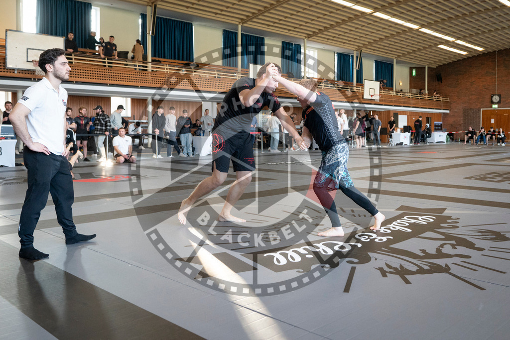 20240309PBB7262 | Fighters compete during the International Luta Livre (ILLCS) Spring Championship in Hannover, Germany, on March 9, 2024.