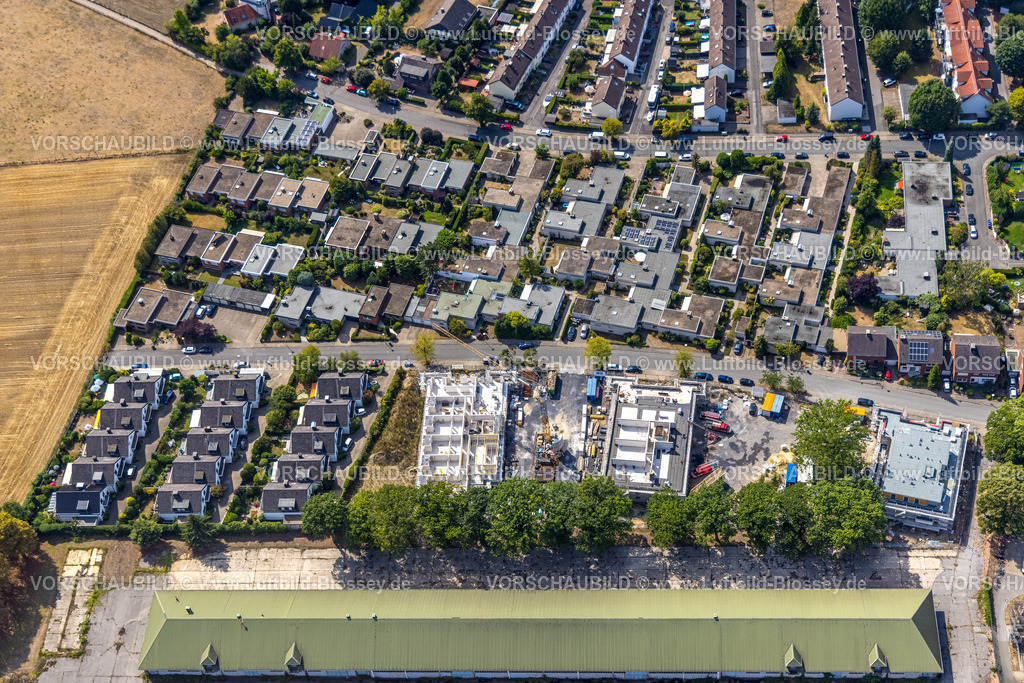 Hamm220809794Uentrop | Luftbild, Baustelle und Neubau, Wohnsiedlung Schützenstraße, Uentrop, Hamm, Ruhrgebiet, Nordrhein-Westfalen, Deutschland