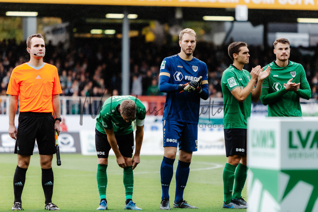 Regionalliga West, Saison 2022/2023, 13. Spieltag: SC Preußen Münster - 1. FC Düren | Regionalliga West, Saison 2022/2023, 13. Spieltag: SC Preußen Münster - 1. FC Düren am 22.10.2022 in Münster (Preußenstadion), Deutschland, Foto: sportfotografie.ms | Markus Paletta - Realisiert mit Pictrs.com