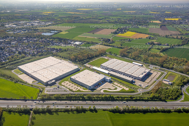 Bergkamen230406349 | Luftbild, Gewerbegebiet Ernst-von-Bodelschwingh-Straße, EFG Westfalen, DHL Logistik, Weddinghofen, Bergkamen, Ruhrgebiet, Nordrhein-Westfalen, Deutschland