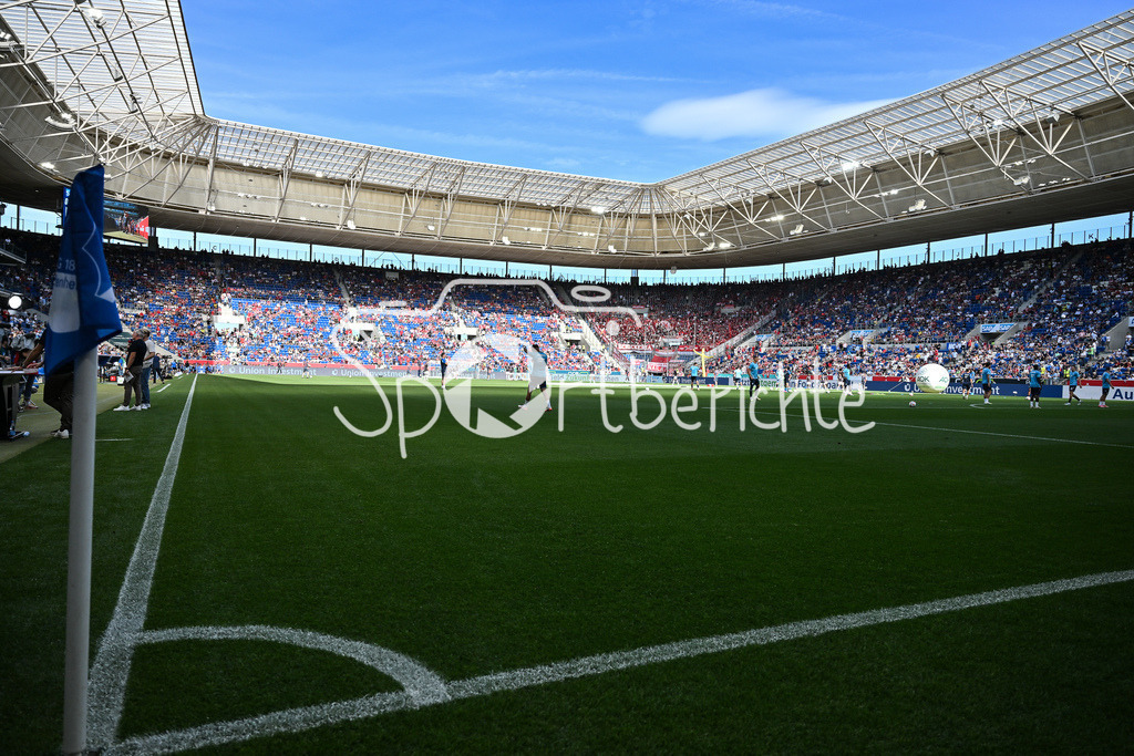 TSG 1899 Hoffenheim - FC Bayern München | Die PreZero Arena in Sinsheim ist bereit für die Bundesliga Partie zwischen Hoffenheim und den Bayern / Bundesliga: TSG 1899 Hoffenheim - FC Bayern München; PreZero-Arena am 20.09.2025 / DFL REGULATIONS PROHIBIT ANY USE OF PHOTOGRAPHS AS IMAGE SEQUENCES AND/OR QUASI-VIDEO