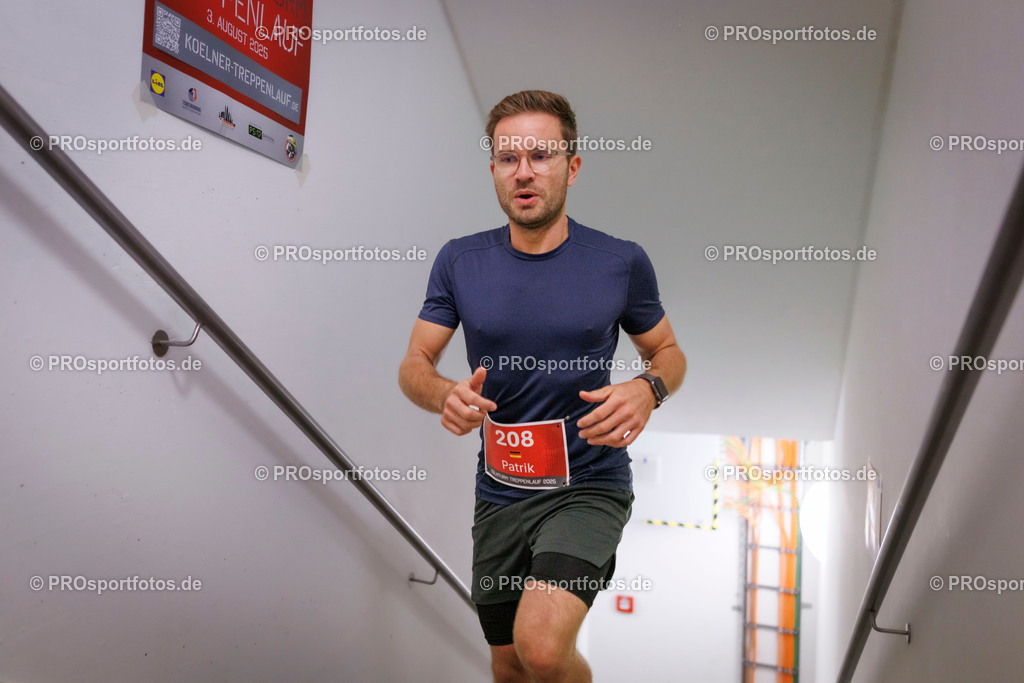 KölnTurm Treppenlauf; Köln, 03.08.2025 | Impressionen vom KölnTurm Treppenlauf am 03.08.2025 in Köln (Nordrhein-Westfalen). 