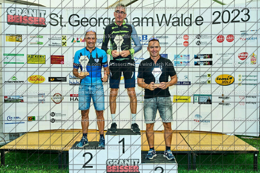 ALP8009_XXIX_GRANITBEISSER_Siegerehrung | (C)FotoLois.com, Alois Spandl, 29. GRANITBEISSER - Mountainbike-Marathon in St. Georgen am Walde, Start/Ziel/Siegerehrung, Sa 2. September 2023.