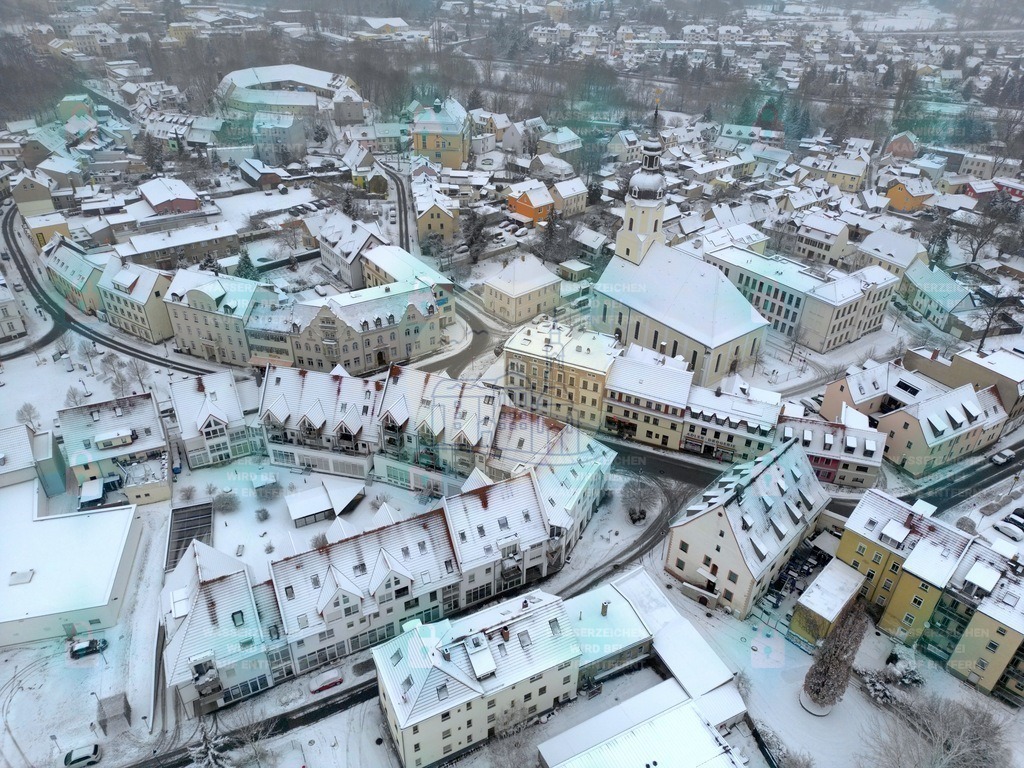 Innenstadt im Winter | Tauchas Innenstadt im Winter, Februar 2025 - Realisiert mit Pictrs.com