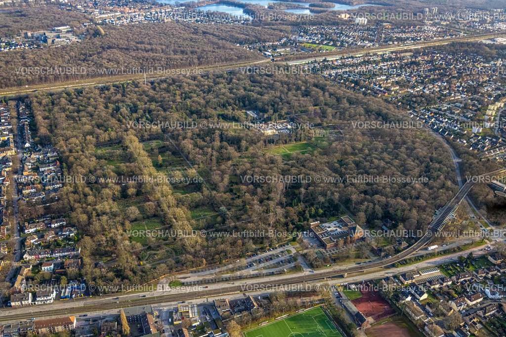 Duisburg230100510 | Luftbild, Waldfriedhof, Wanheimerort, Duisburg, Ruhrgebiet, Nordrhein-Westfalen, Deutschland