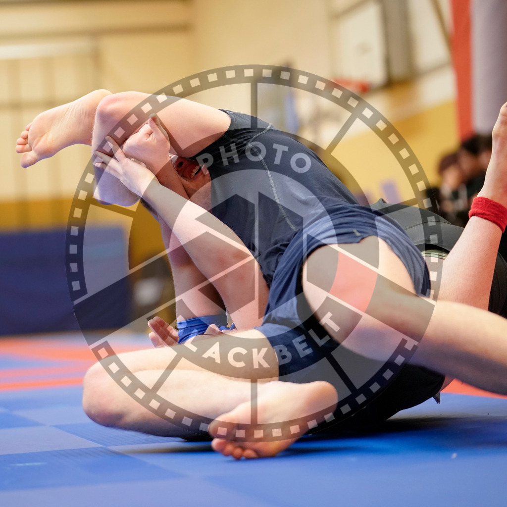 20240203PBB08328 | Fighters compete during the Brazilian Jiu-Jitsu Championship of the AJP Tour in Maintal by Frankfurt am Main, Germany, on February 2, 2024.