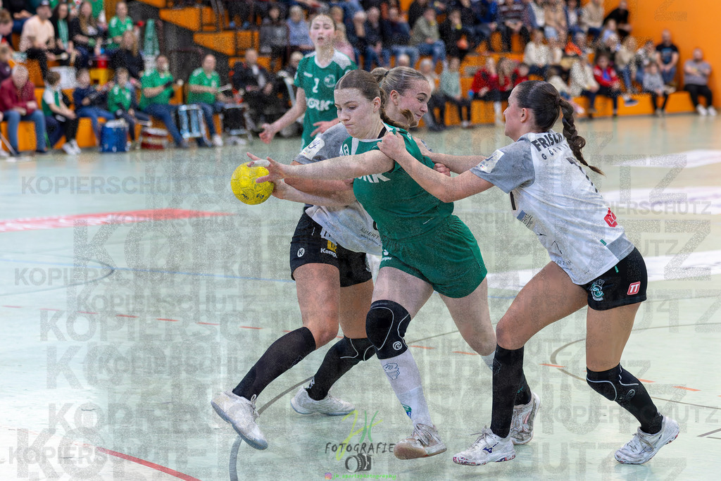 Jugendbundesliga wJA, Pokalrunde, HSG Kleenheim/Langgöns - Frisch Auf Göppingen | Jugendbundesliga wJA, Pokalrunde, HSG Kleenheim/Langgöns - Frisch Auf Göppingen am 28.02.2026 in Oberkleen (Weidig-Halle)Photo © 2026 - Jörg Heinrich - Realisiert mit Pictrs.com