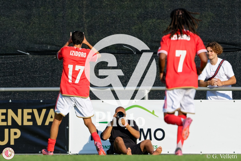 GenevaCup Group Phase - FC Basel v SL Benfica | during the GenevaCup Group Phase match between FC Basel and SL Benfica at Stade des Arberes in Meyrin, Switzerland