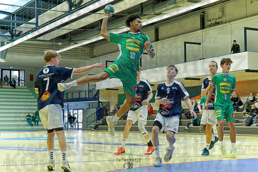 mJB Pokalrunde dt. Meisterschaft, TV Hüttenberg - TSV GWD Minden | mJB Pokalrunde dt. Meisterschaft, TV Hüttenberg - TSV GWD Minden am 15.03.2025 in Münchholzhausen (Sporthalle Münchholzhausen)Photo © 2025 - Jörg Heinrich - Realisiert mit Pictrs.com