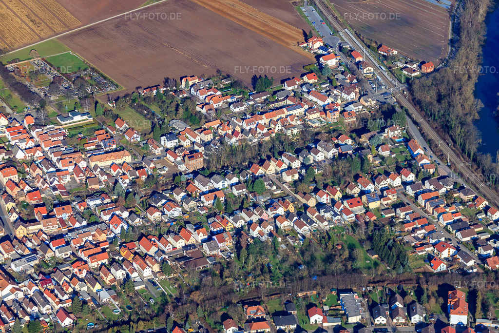 Luftbild: Stettenbergstr in Lingenfeld im Bundesland Rheinland-Pfalz in Deutschland. Foto: IMG_36783.jpg vom 16.01.2011 durch Werner Riehm/FLY-FOTO.de