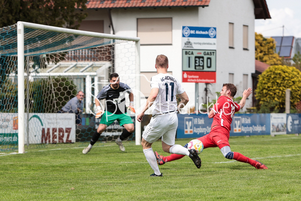 BC Aichach - FC Rennertshofen | Vorlage zum 2-0