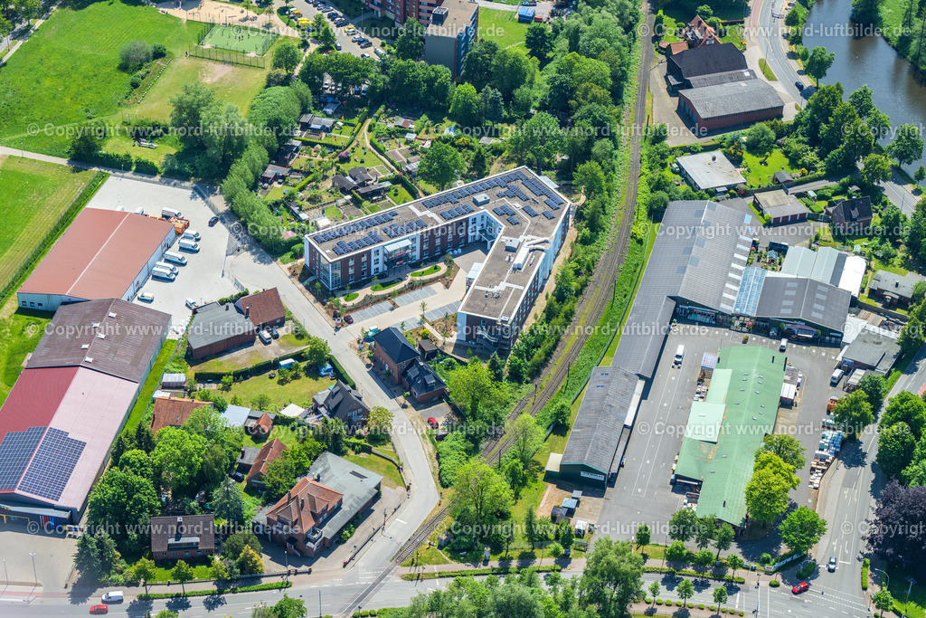 Stade_Seniorenheim_ELS_7576280523 | STADE 28.05.2023 Baustelle der Neubau- Gebäude des Altersheim - Seniorenresidenz " K&amp;S Seniorenresidenz Stade " in Stade im Bundesland Niedersachsen, Deutschland. // Construction site of the new buildings of the retirement home - retirement " K&amp;S Seniorenresidenz Stade " in Stade in the state Lower Saxony, Germany. Foto: Martin Elsen
