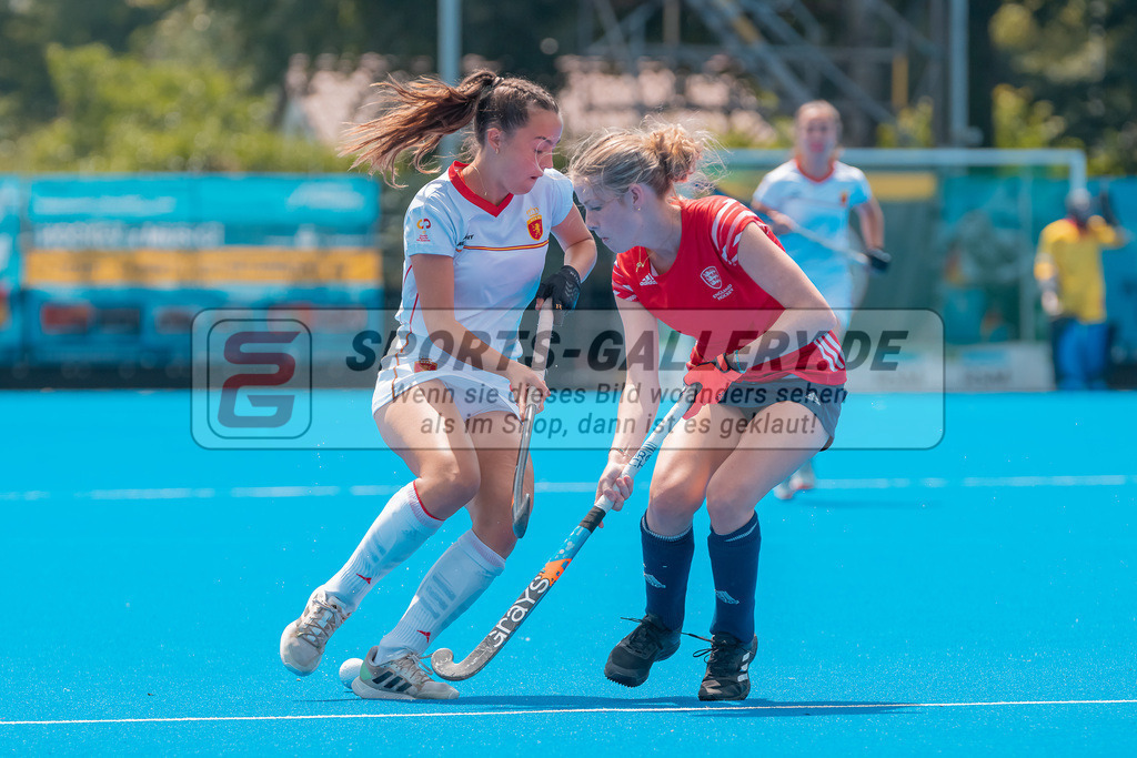 HK_20230713_101738 | Euro Hockey WU18 Spain vs England Championship Girls &amp; Boys am 13.7.2023 CHTC , Krefeld ,