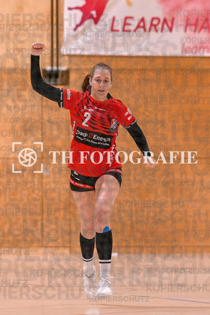 GER, SG Maulburg/Steinen - HSG Dreiland, Frauen-Handball, Oberliga Suedbaden, 3. Spieltag, Saison 2024/2025, 12.10.2024 | Miriam Wolpensinger (SG Maulburg/Steinen, #02)GER, SG Maulburg/Steinen - HSG Dreiland, Frauen-Handball, Oberliga Suedbaden, 3. Spieltag, Saison 2024/2025, 12.10.2024Foto: TH Fotografie/Thomas Hess