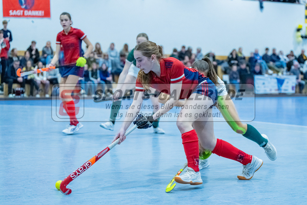 HK_20240303_109158 | Spiel um Platz 5 Deutsche Meisterschaft WU16 am 3.3.2024 Halle DHC, Düsseldorf ,