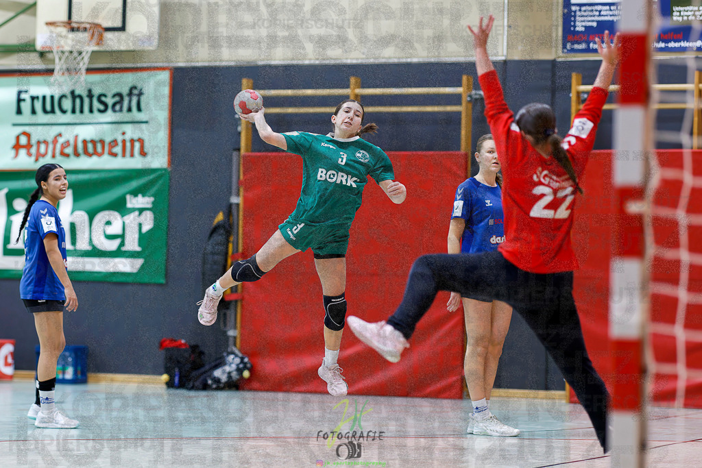 Jugenbundesliga wJB; HSG Kleenheim/Langgöns - SG Kappelwindeck/Steinbach | Jugenbundesliga wJB; HSG Kleenheim/Langgöns - SG Kappelwindeck/Steinbach am 23.11.2025 in Oberkleen (Weidig-Halle)Photo © 2025 - Jörg Heinrich - Realisiert mit Pictrs.com