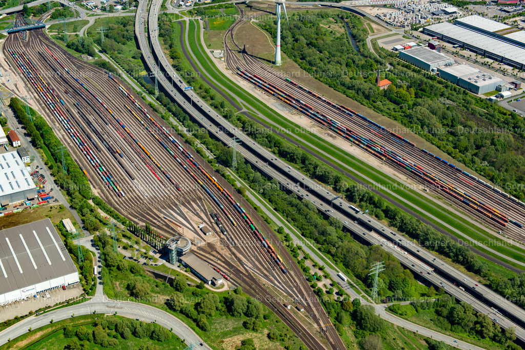 3801041 | Gleisanlagen im Hafengebiet Altenwerder, Hansestadt Hamburg