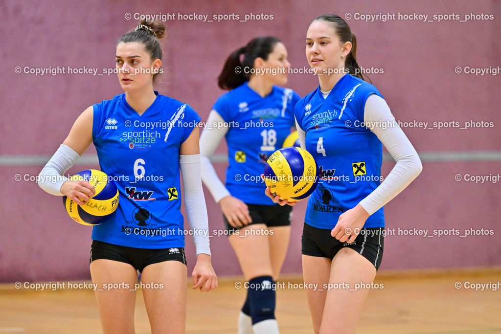 ASKÖ Volley Eagles vs. VC Raiffeisen Dornbirn 26.11.2022 | #6 HALBEISEN Magdalena, #4 GSTACH Angelina