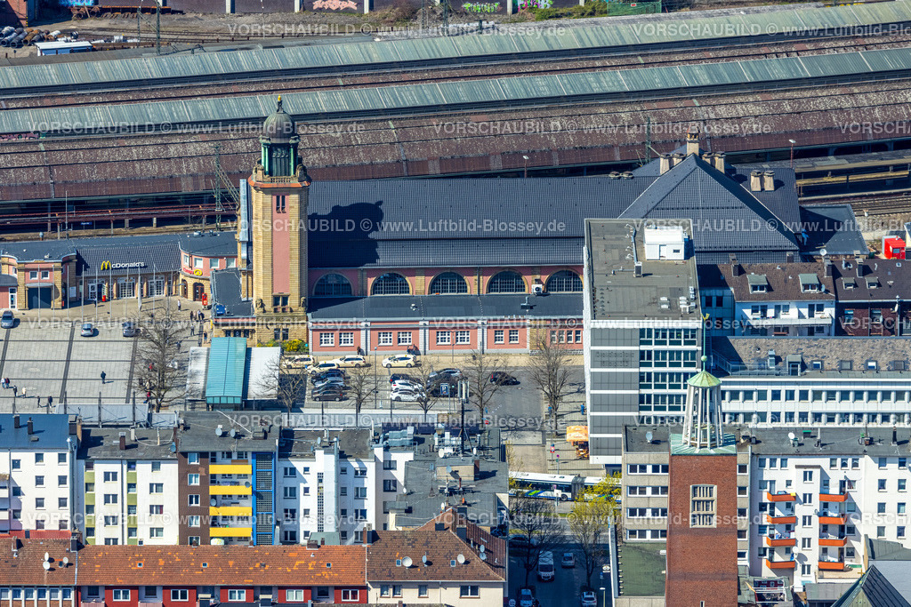 Hagen220401888 | Luftbild, Hagen Hauptbahnhof, Mittelstadt, Hagen, Ruhrgebiet, Nordrhein-Westfalen, Deutschland