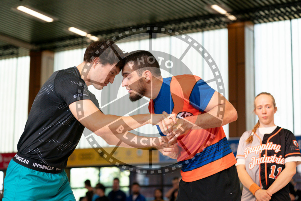 20240915PBB1698 | Athletes compete during the Grappling Industries’ grappling and Brazilian jiu-jitsu competition in Berlin, on September 15, 2024.