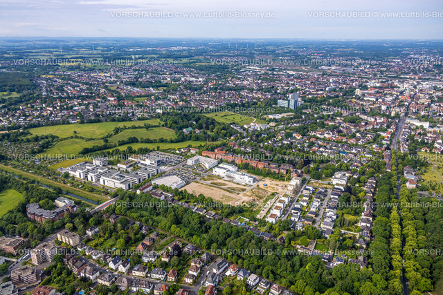 Hamm220600036HSHL | Luftbild, Hochschule Hamm-Lippstadt, HSHL, Campus Hamm, Baustelle und Neubau WissenschaftsQuartier SCI:Q Science Quarter Hamm Paracelsuspark, Uentrop, Hamm, Ruhrgebiet, Nordrhein-Westfalen, Deutschland