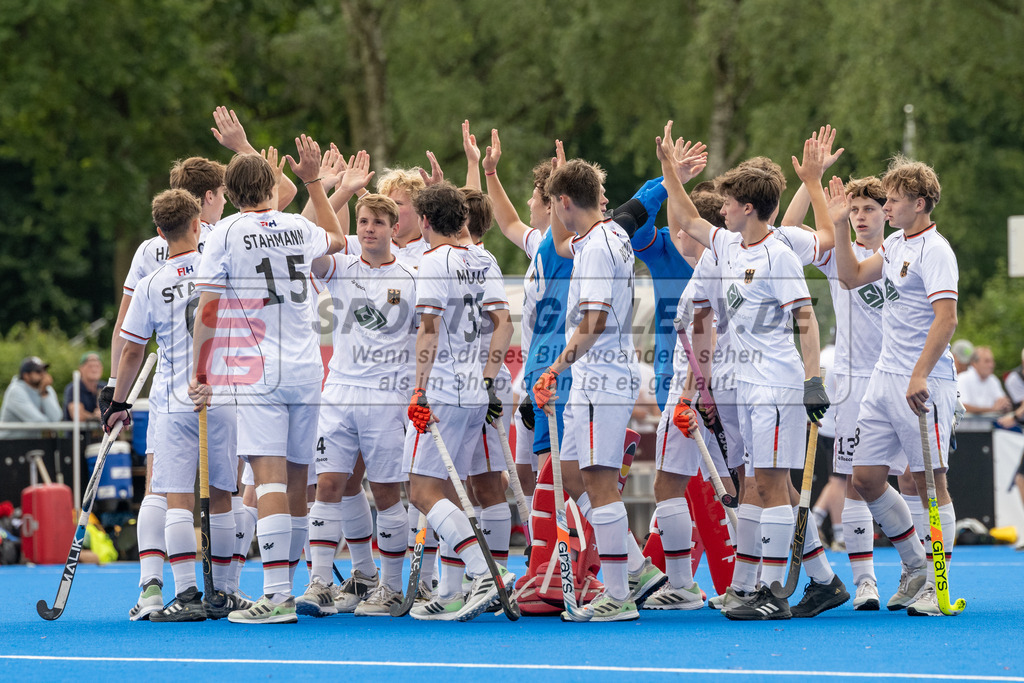 SFE_20230716_0298 | EuroHockey EM U18 Boys Final Belgium vs Germany am 16.07.2023 in Krefeld (Gerd-Wellen-Hockeyanlage), Photo: Stephan Fehrmann 2023 (Sports-Gallery)