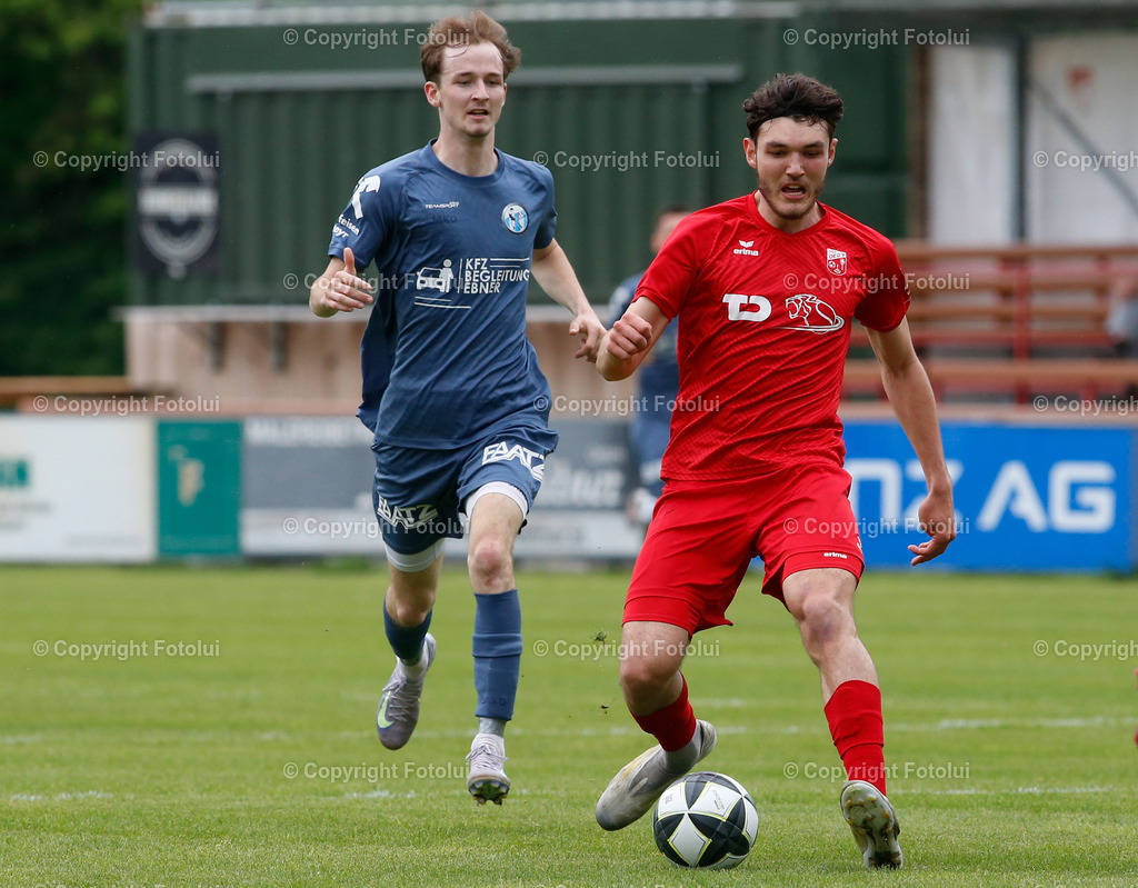A_LUI_03052025_0007 | SPORT FUSSBALL LL.OST ASKOE OEDT 1B-USV ST.ULRICH 03.05.2025IM BILD: FINN RUDEL (OEDT1B) UND LORENZ EGGER (ST.ULRICH)FOTO:FOTOLUI