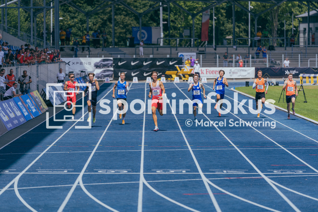 DM U23 U18 Bochum 2026 | Finale U18 400-Meter-Lauf, Deutsche Meisterschaften der U18 &amp; U23 2026, Lohrheidestadion Bochum-Wattenscheid, 04.07.2026 Foto: Marcel Schwering / sportimfokus - Realisiert mit Pictrs.com