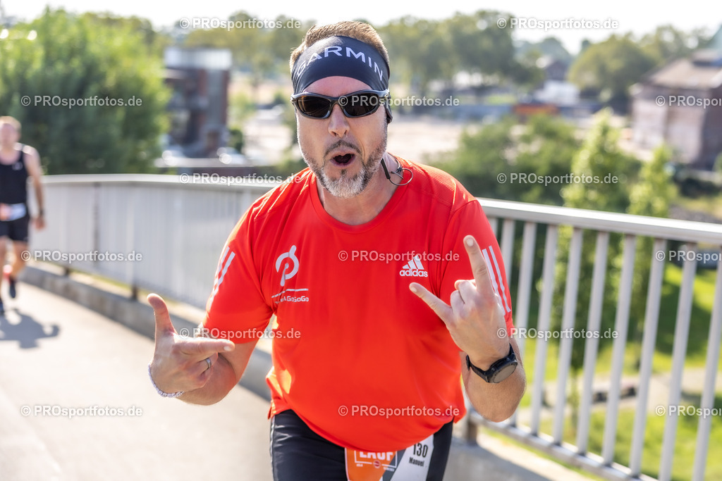 ASV OBI Brueckenlauf 2023 ; 10.09.2023 | Impressionen im Bereich des Katzenbuckels und des Rheinparks; ASV OBI Brueckenlauf 2023  am 10.09.2023 im Bereich Katzenbuckel und Rheinpark in Koeln/Deutschland. Photo: Ulrich Fassbender