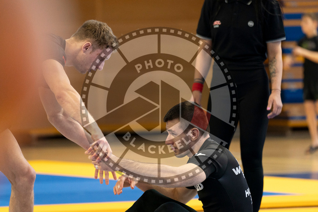 20240316PBB0488 | Athletes compete during the ADCC Eastern European Open grappling Competition in Poznan, Poland, on March 16, 2024.