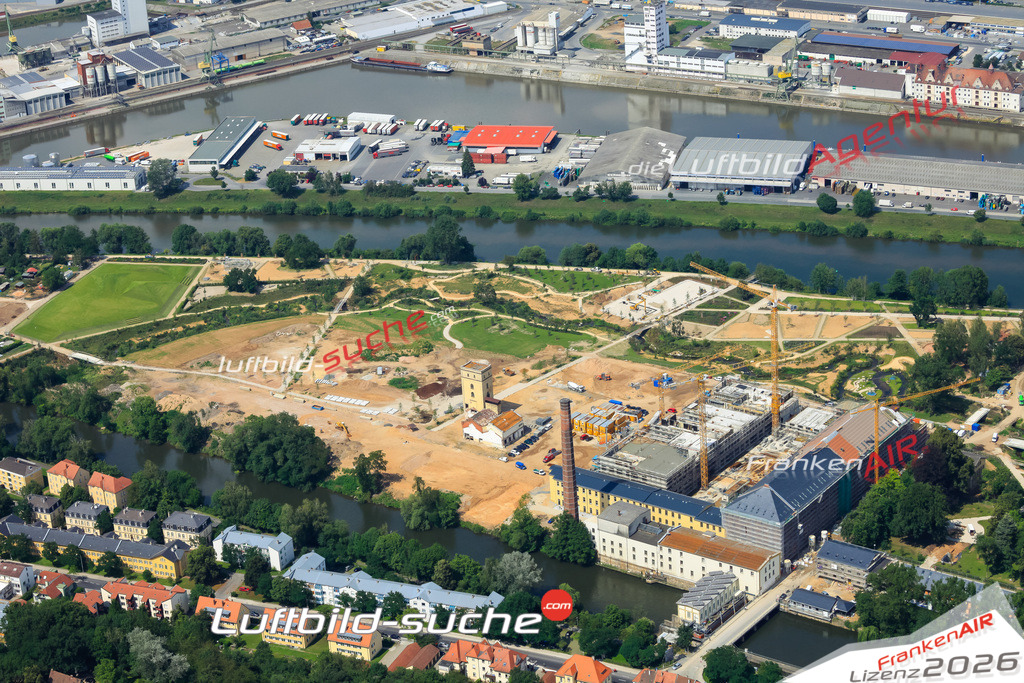 Die Luftaufnahme Gaustadt -  wurde vom UL-Flugzeug (keine Drohne) aus fotografiert.Hohe Druck- Auflösung-die Geschenkidee!