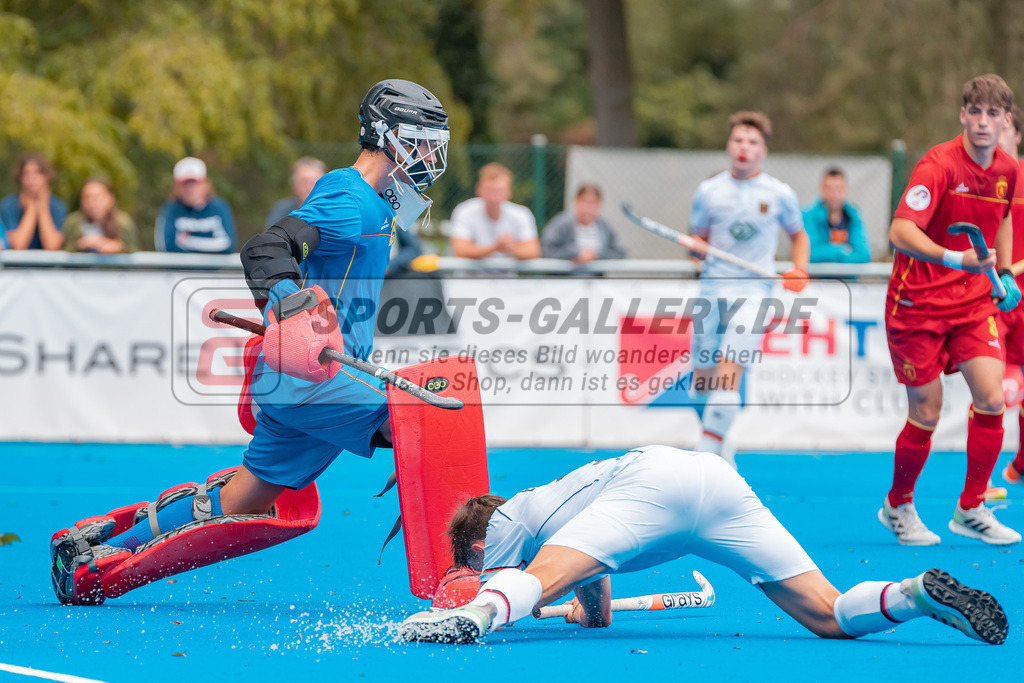 HK_20230715_102486 | Euro Hockey MU18 SF2 Spain vs Germany Championship Girls &amp; Boys am 15.7.2023 CHTC , Krefeld ,