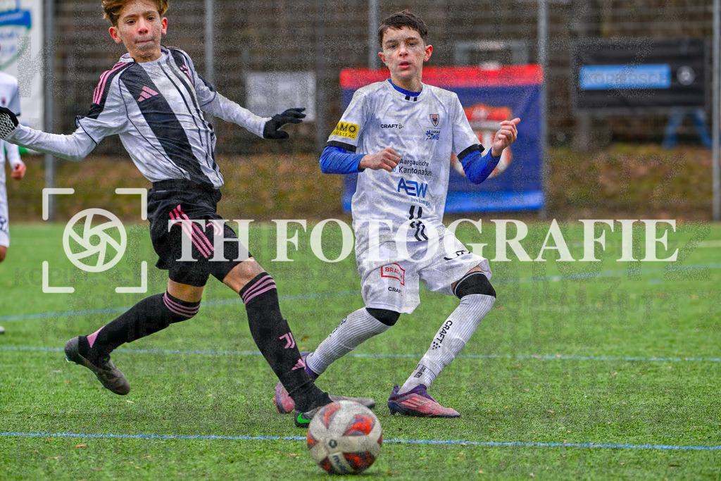 GER, Juventus - FC Aarau,  Fussball, PS-Immo-Cup 2026,U13 Feldturnier, 18.01.2026 | Juventus, FCA