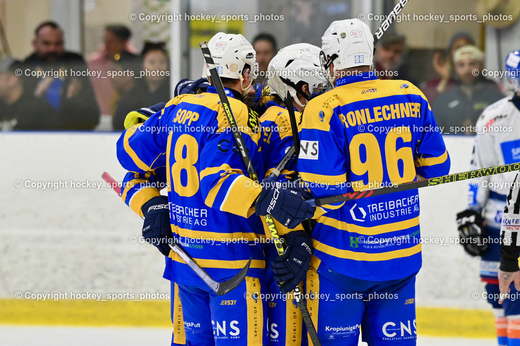 1. EHC Althofen vs. ESC Sparkasse Steindorf  | #18 Isopp Maximilian Oliver EHC Althofen, Jubel EHC Althofen, #96 Kronlechner Christoph EHC Althofen, 1. EHC Althofen vs. ESC Sparkasse Steindorf , 1. EHC Althofen vs. ESC Sparkasse Steindorf  am 08.03.2026 in Althofen (Stadthalle Althofen), Austria, (Photo by Bernd Stefan)