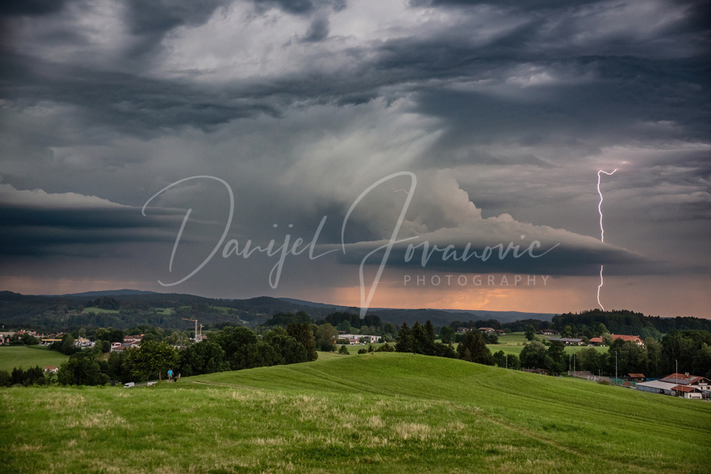 Gewitterzelle | Gewitterzelle über Miesbach