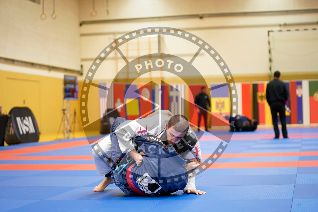 20240203PBB05389 | Fighters compete during the Brazilian Jiu-Jitsu Championship of the AJP Tour in Maintal by Frankfurt am Main, Germany, on February 2, 2024.
