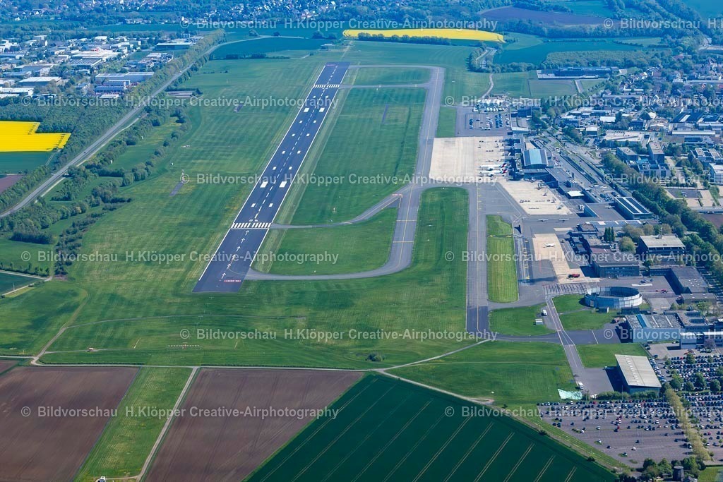 Luftbilder Dortmund-1253-Verbessert-RR | Luftbild Gelände des Flughafen in Dortmund im Bundesland Nordrhein-Westfalen, Deutschland - Realisiert mit Pictrs.com